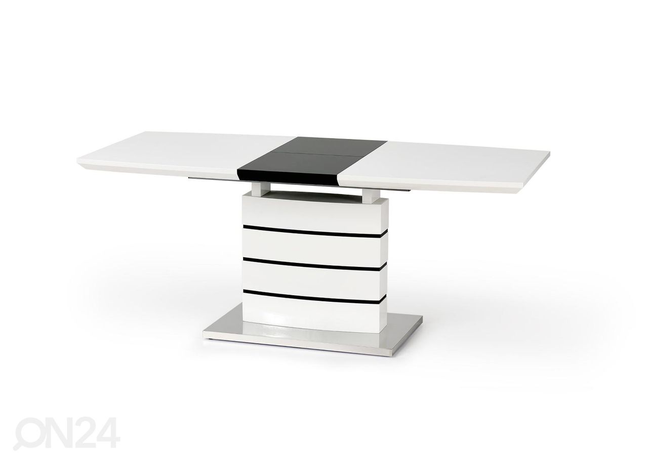 Pikendatav söögilaud 140-180x80 cm suurendatud