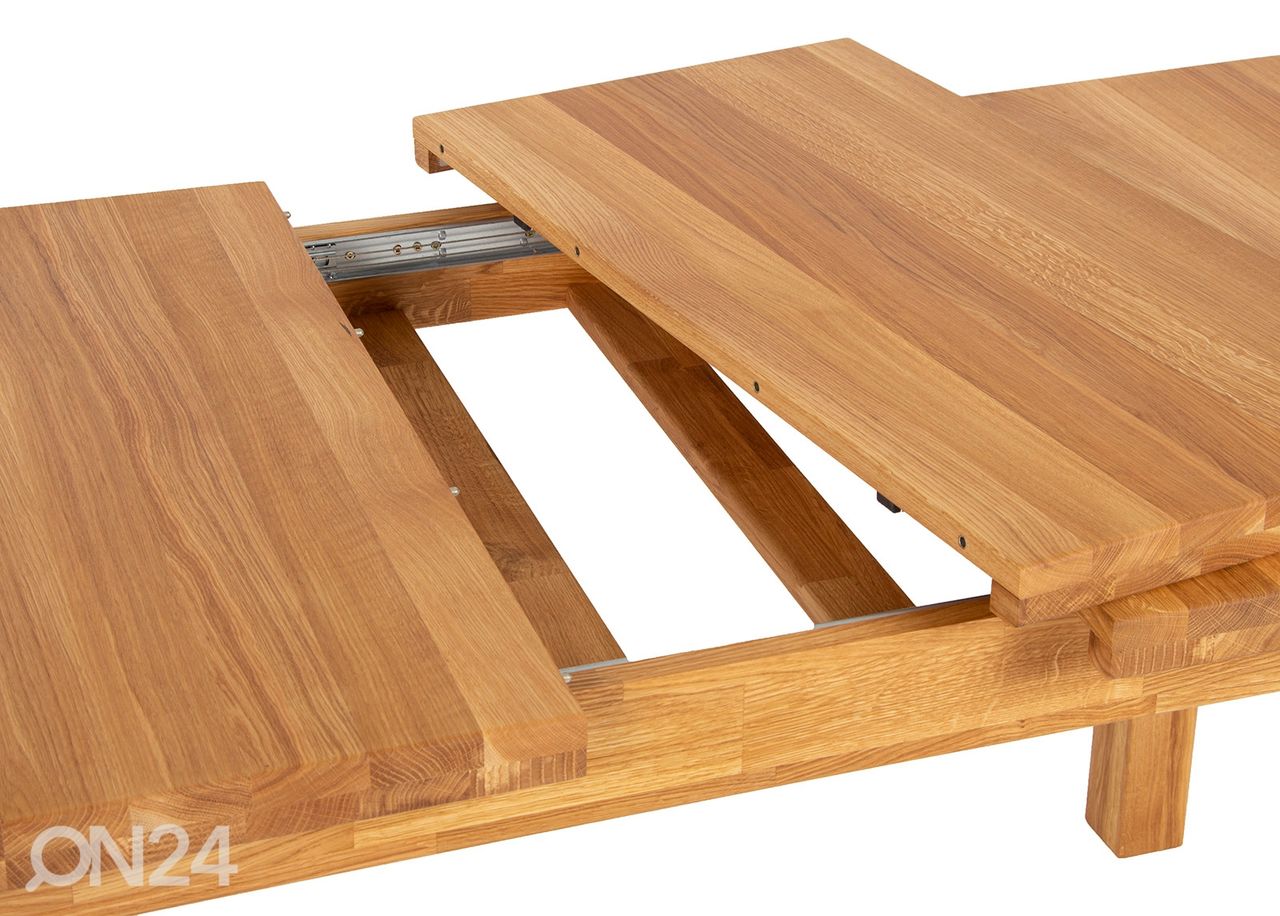 Pikendatav söögilaud 140/180x80 cm suurendatud
