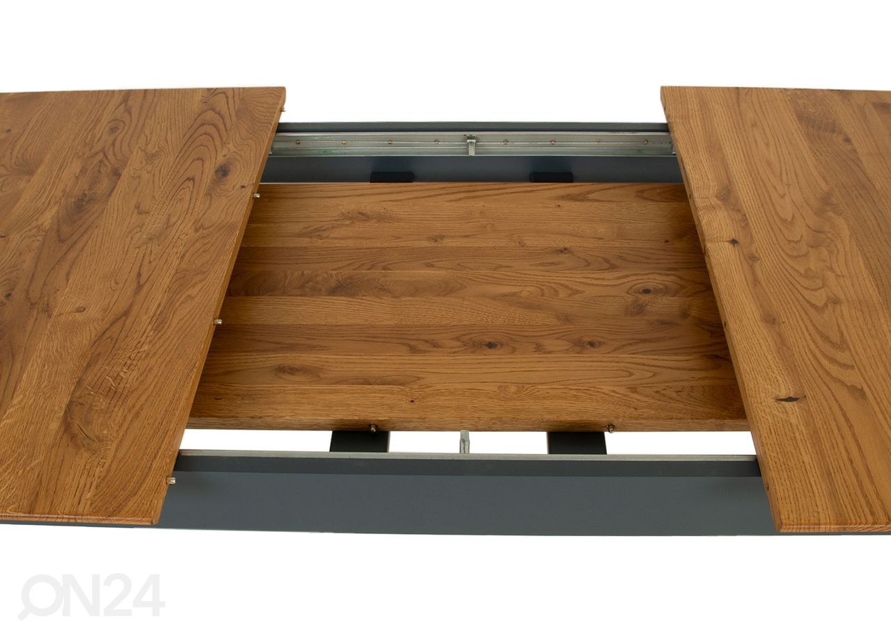 Pikendatav söögilaud 140/185x80 cm suurendatud