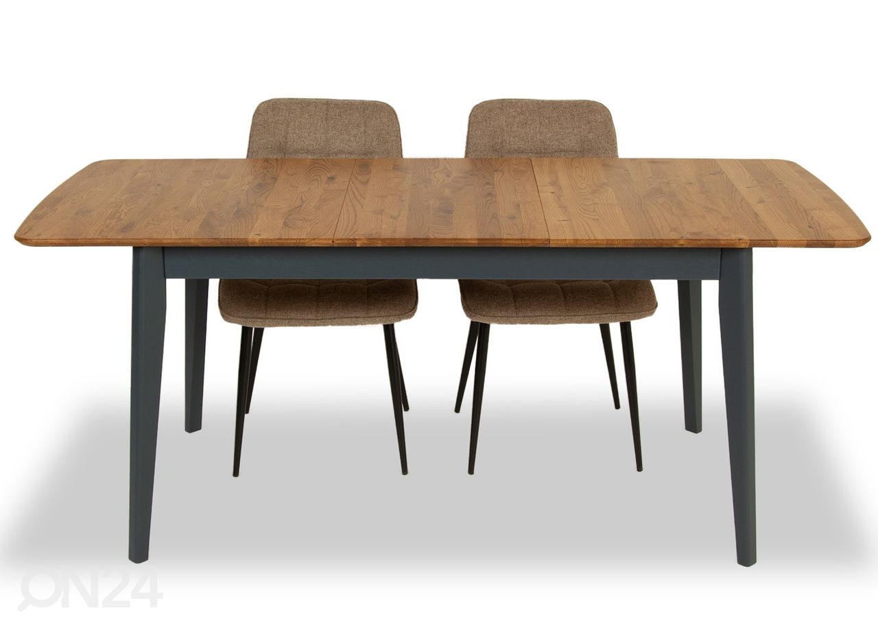 Pikendatav söögilaud 140/185x80 cm suurendatud