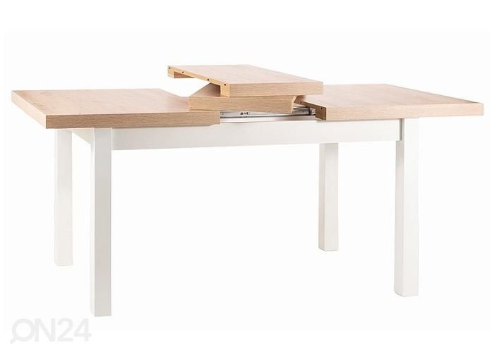 Pikendatav söögilaud 140-218x80 cm suurendatud
