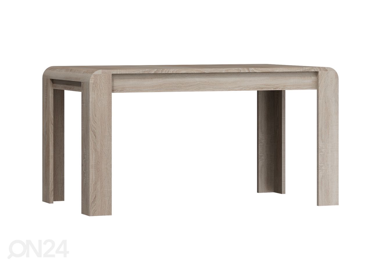Pikendatav söögilaud 144,5-184,4x80 cm suurendatud