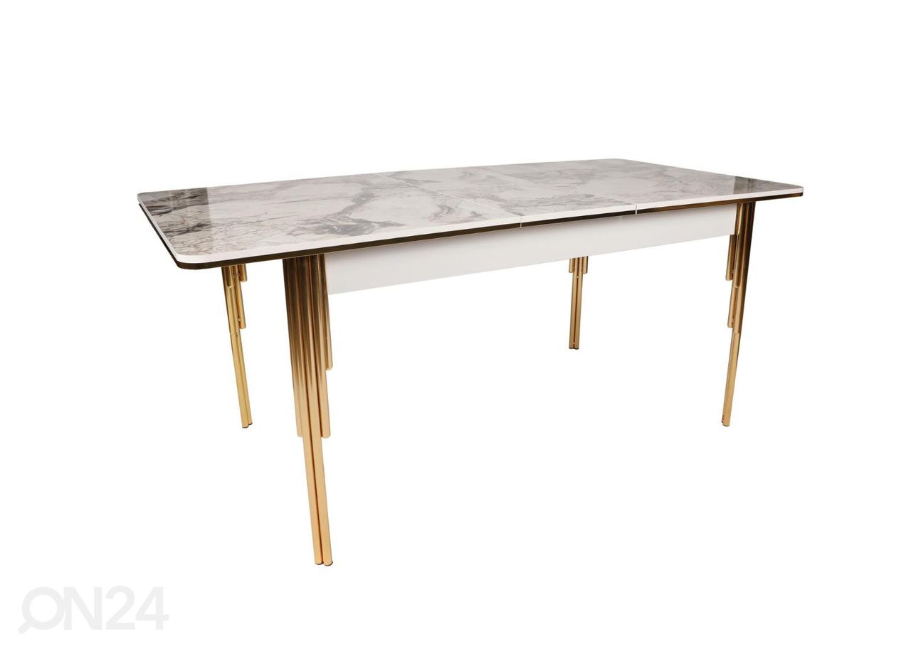 Pikendatav söögilaud 146/181x90 cm suurendatud