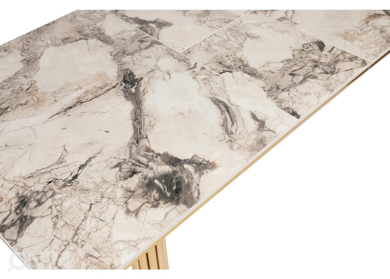 Pikendatav söögilaud 146/181x90 cm suurendatud