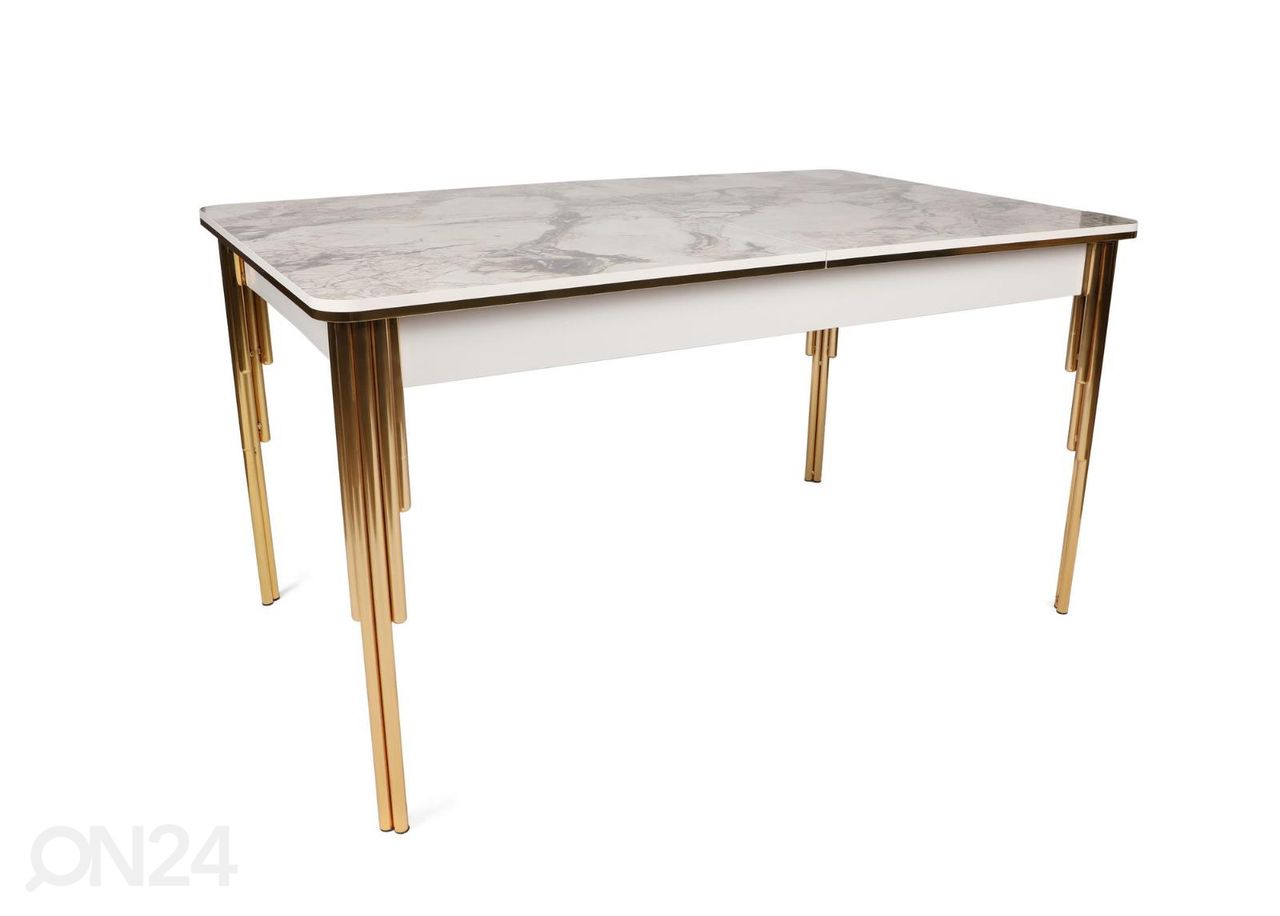 Pikendatav söögilaud 146/181x90 cm suurendatud