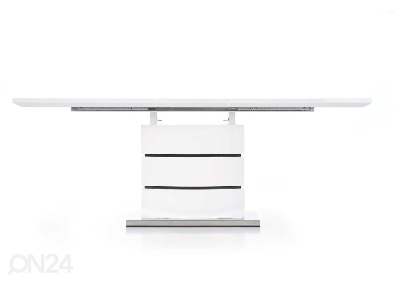 Pikendatav söögilaud 160/200x90 cm suurendatud