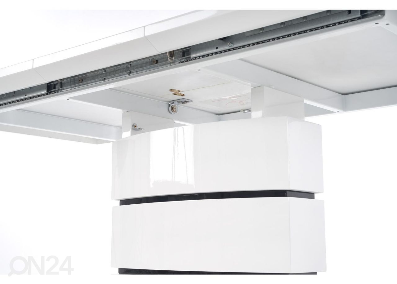 Pikendatav söögilaud 160/200x90 cm suurendatud