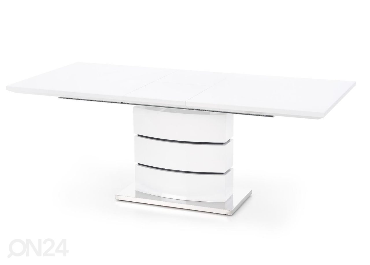 Pikendatav söögilaud 160/200x90 cm suurendatud