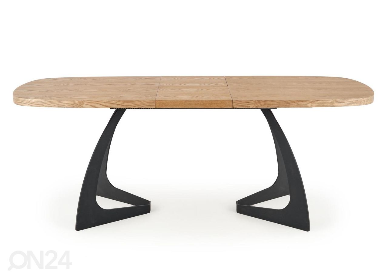 Pikendatav söögilaud 160/200x90 cm suurendatud