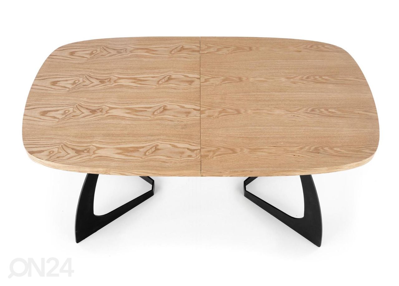 Pikendatav söögilaud 160/200x90 cm suurendatud