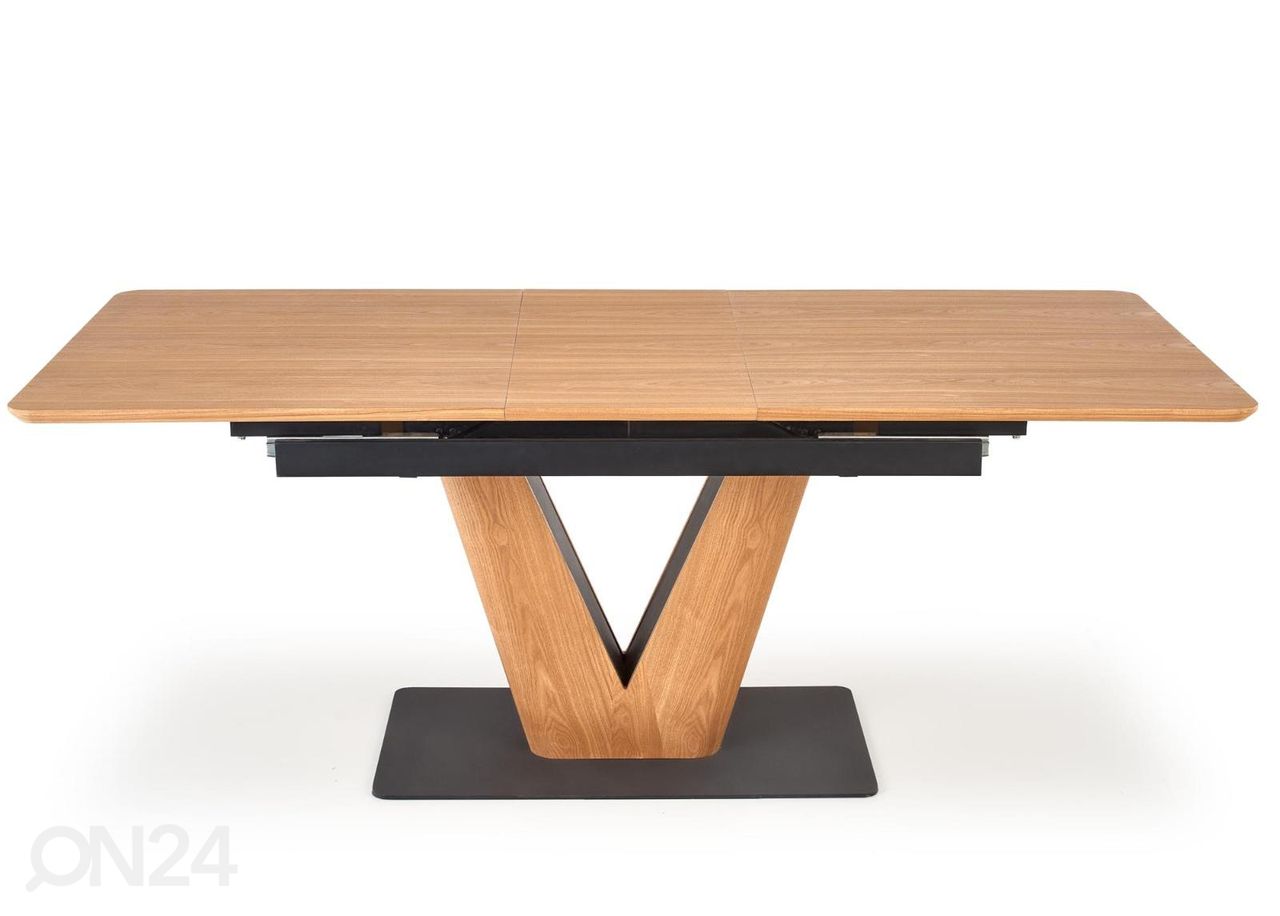 Pikendatav söögilaud 160/200x90 cm suurendatud