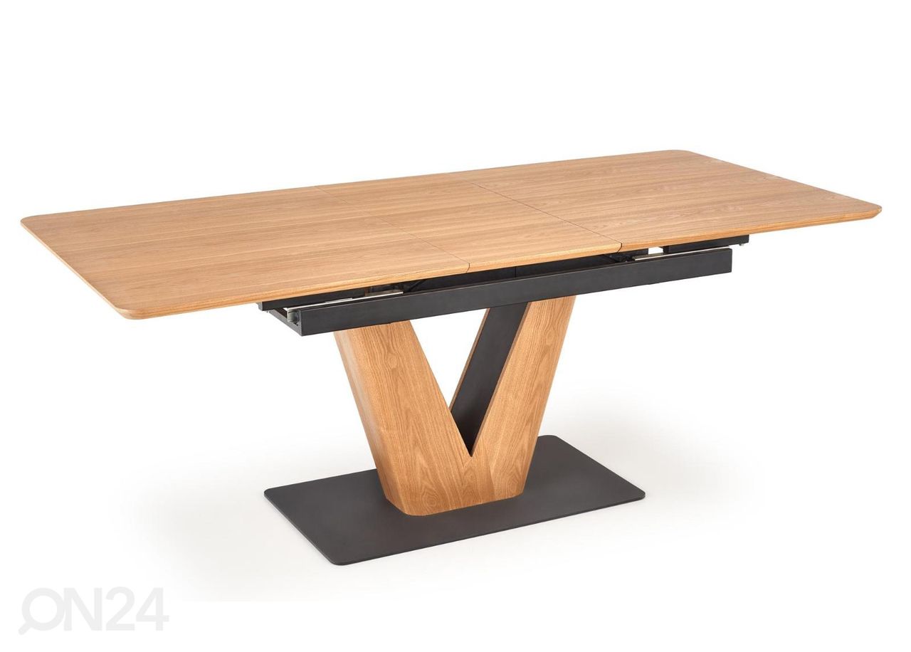 Pikendatav söögilaud 160/200x90 cm suurendatud