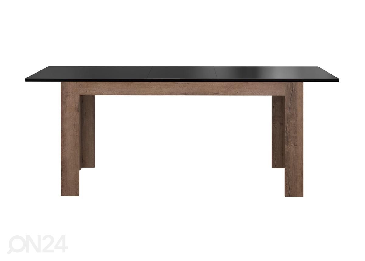 Pikendatav söögilaud 160/207x90 cm suurendatud