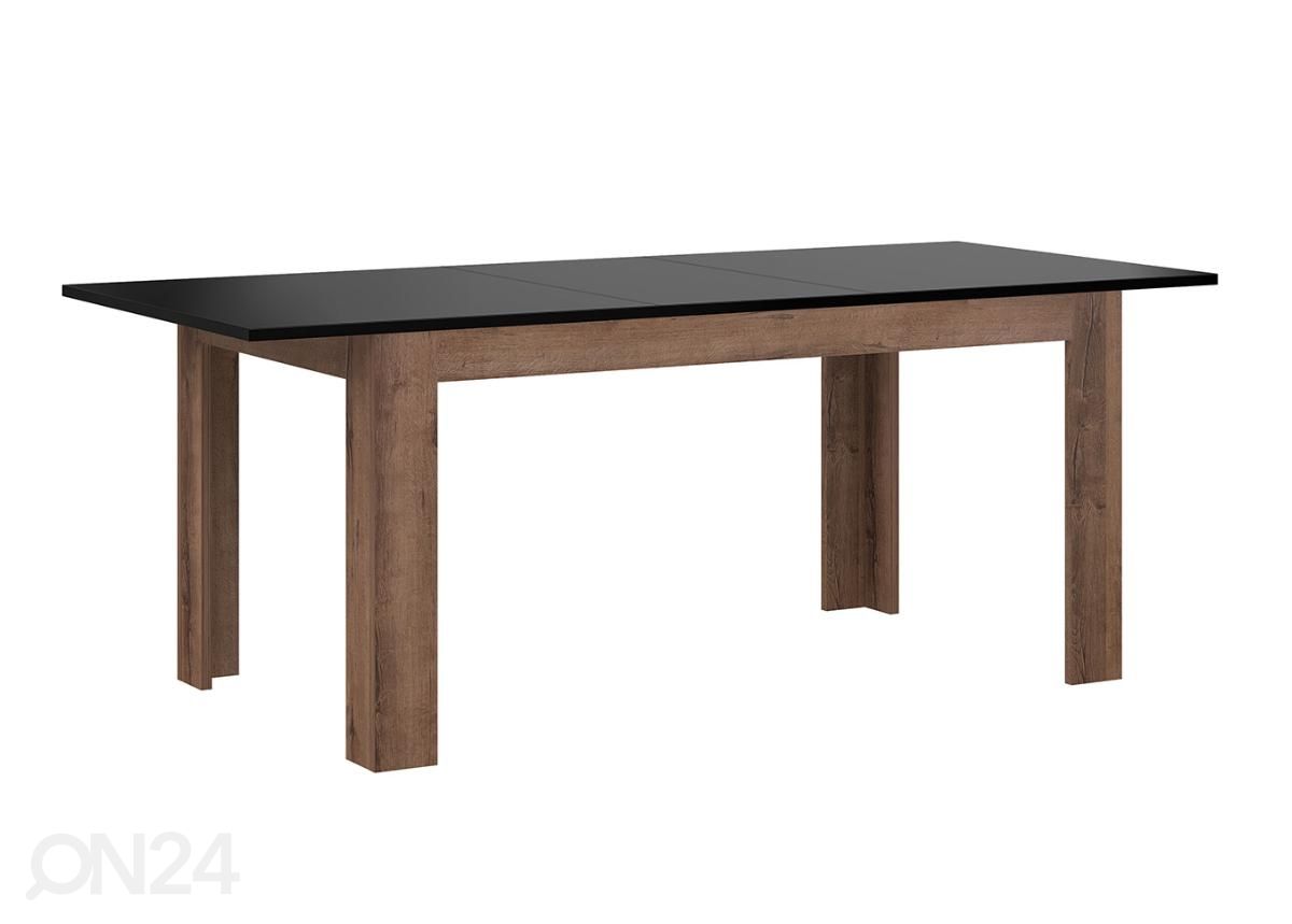 Pikendatav söögilaud 160/207x90 cm suurendatud