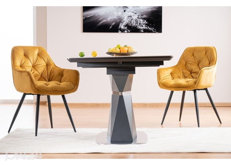 Pikendatav söögilaud 160-210x90 cm suurendatud
