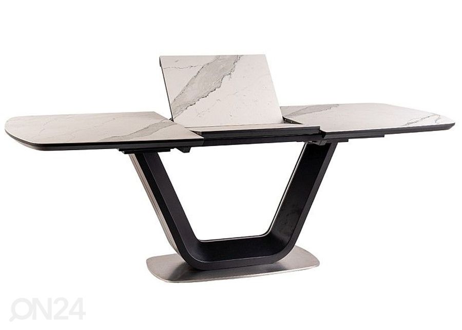 Pikendatav söögilaud 160-220x90 cm suurendatud