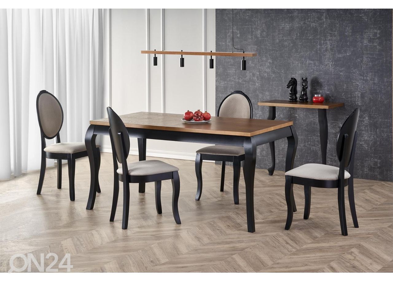 Pikendatav söögilaud 160/240x90 cm suurendatud
