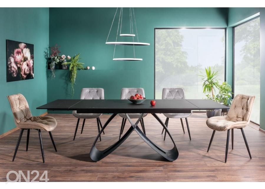 Pikendatav söögilaud 160-240x90 cm suurendatud