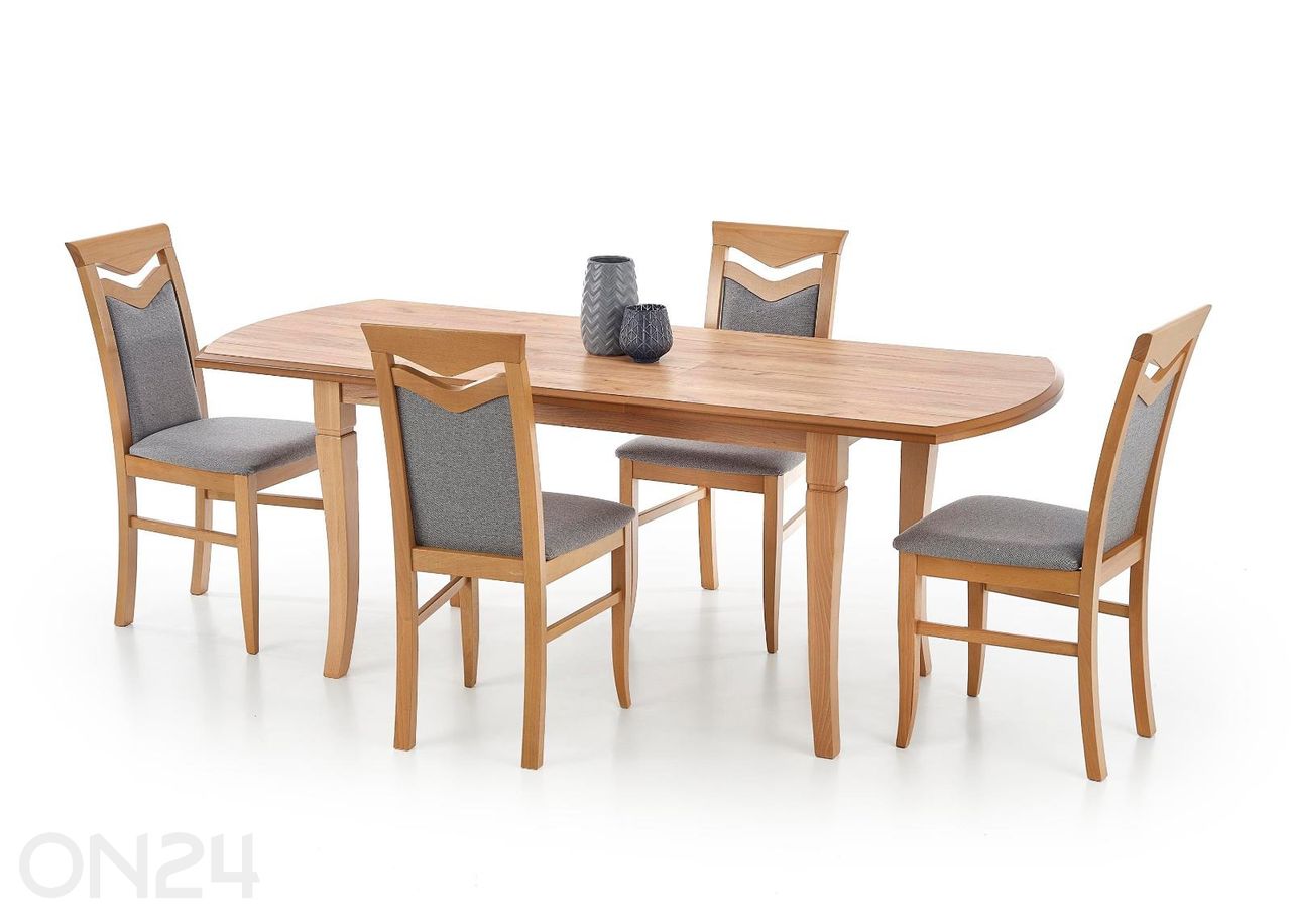 Pikendatav söögilaud 160/240x90 cm suurendatud