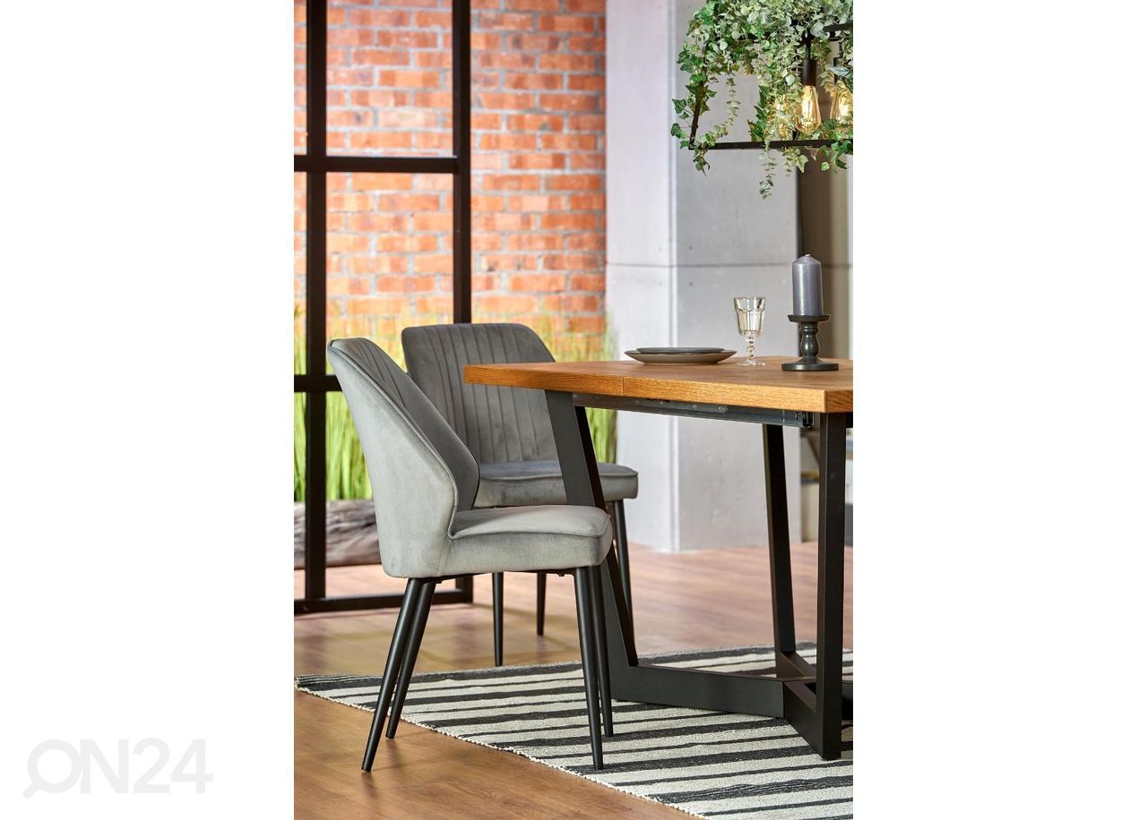 Pikendatav söögilaud 160/250x90 cm suurendatud