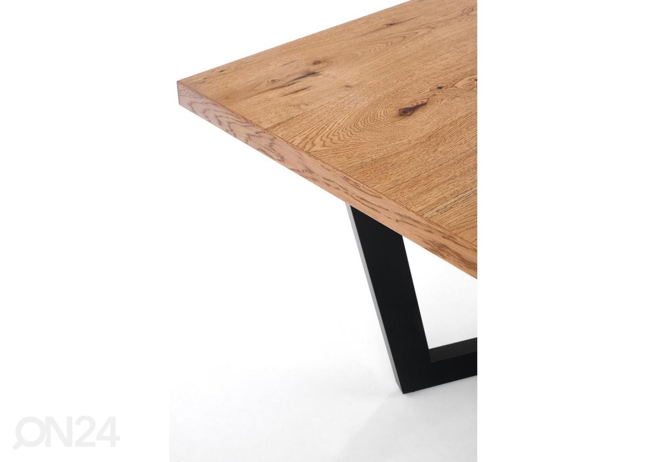 Pikendatav söögilaud 160/250x90 cm suurendatud