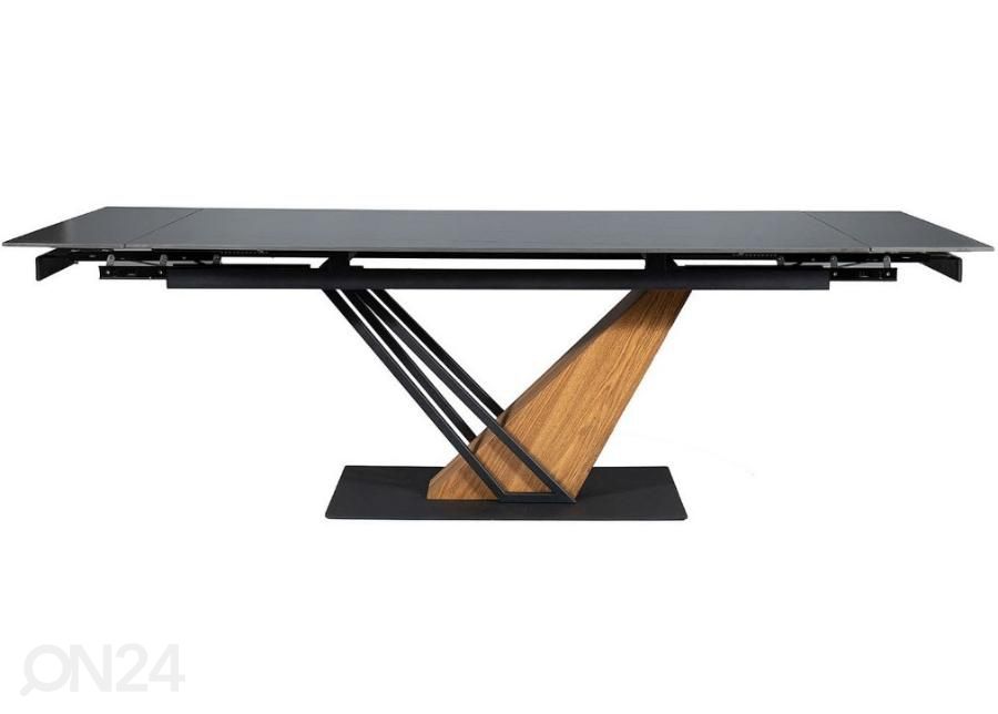 Pikendatav söögilaud 180-240x90 cm suurendatud