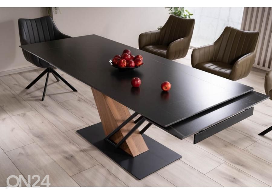 Pikendatav söögilaud 180-240x90 cm suurendatud