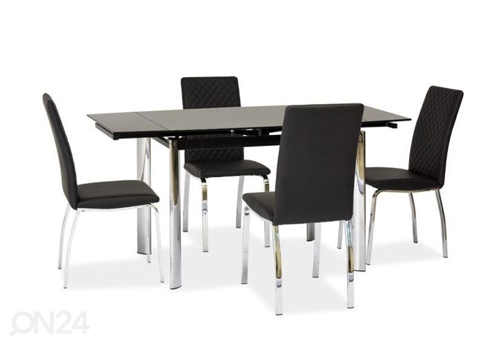 Pikendatav söögilaud 70x100-150 cm suurendatud