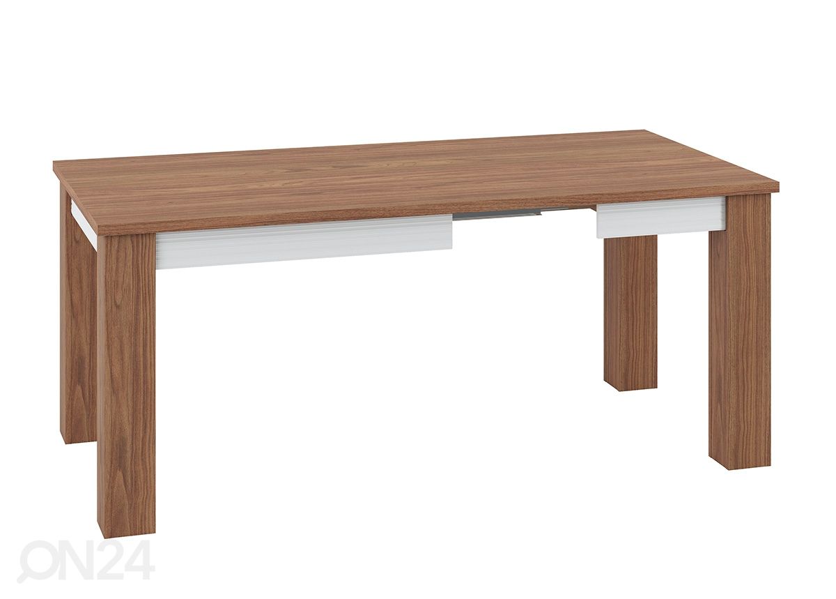 Pikendatav söögilaud 77x101/141/181cm suurendatud