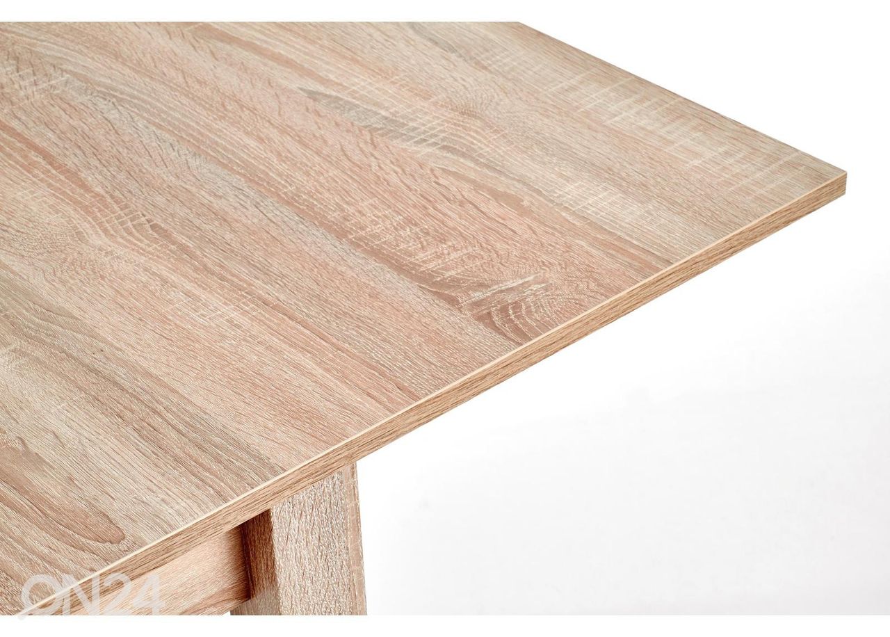 Pikendatav söögilaud 80/160x80 cm suurendatud