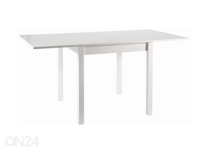 Pikendatav söögilaud 80-160x80 cm suurendatud