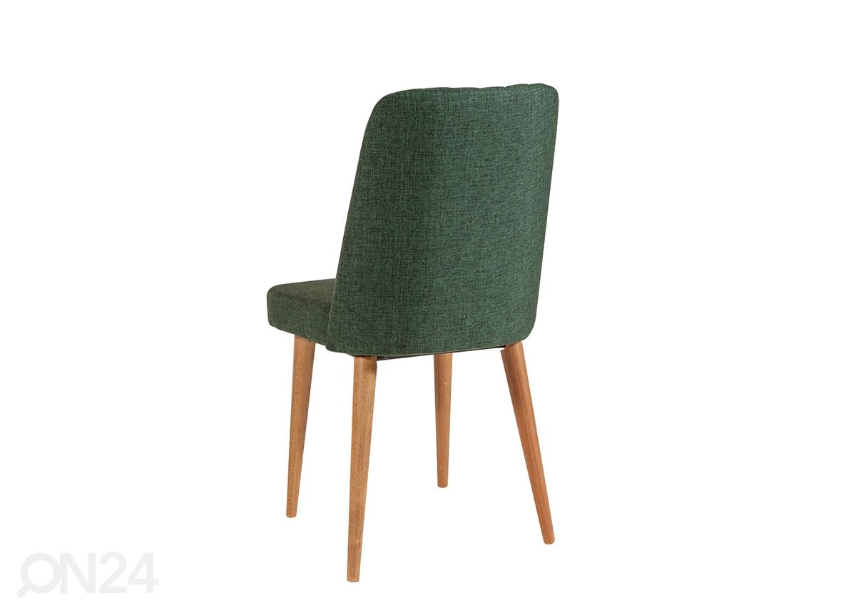 Pikendatav söögilaud 80x130-165 cm + 2 tooli+2 pinki suurendatud