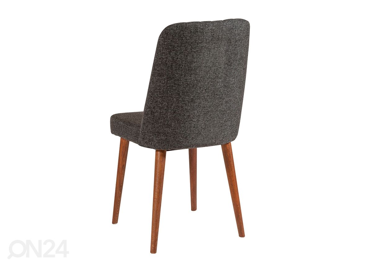 Pikendatav söögilaud 80x130-165 cm + 2 tooli+2 pinki suurendatud