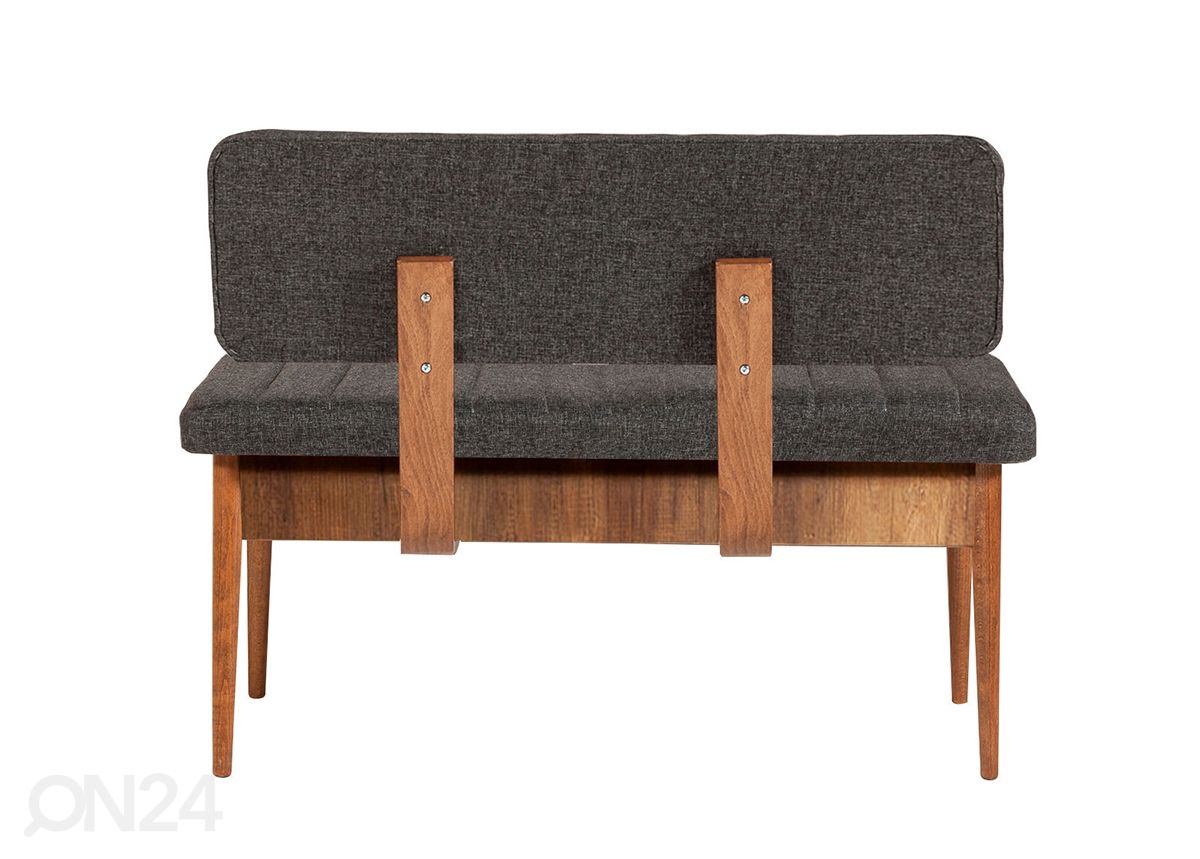 Pikendatav söögilaud 80x130-165 cm + 2 tooli+2 pinki suurendatud