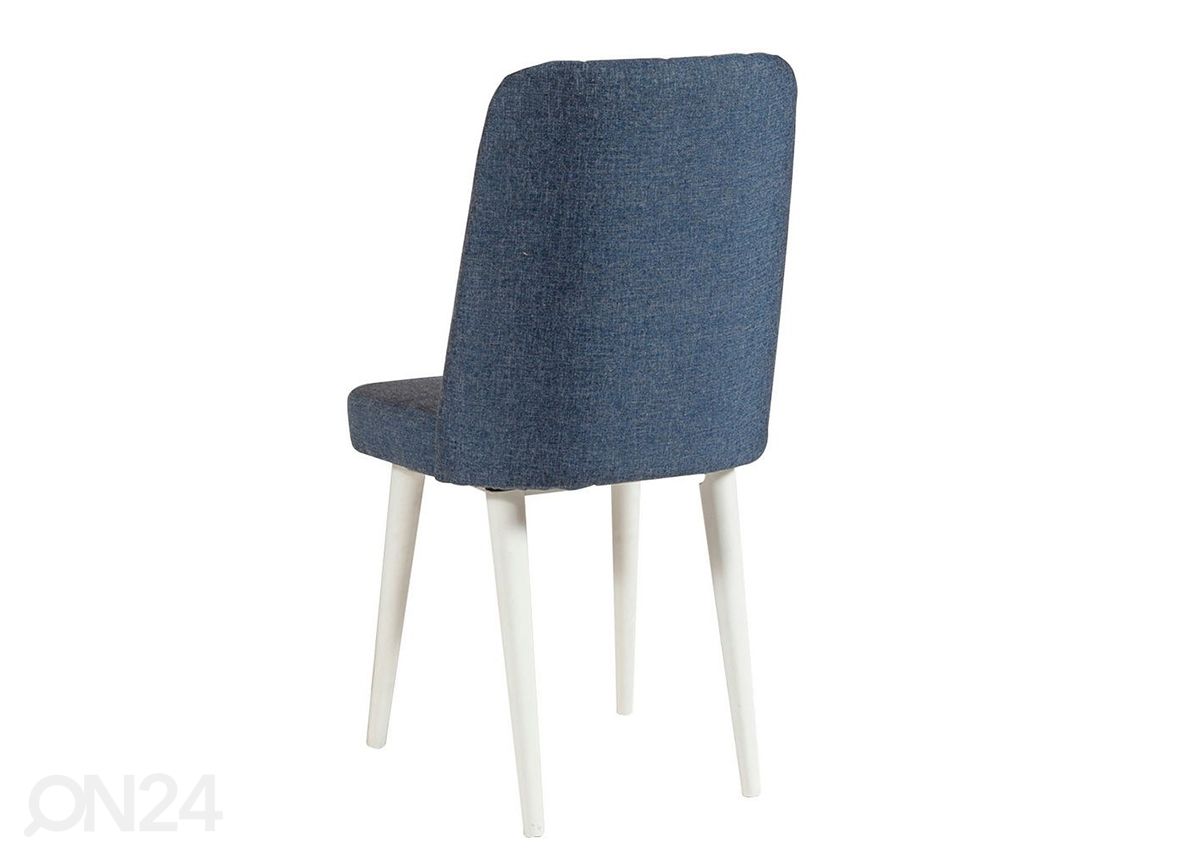 Pikendatav söögilaud 80x130-165 cm + 2 tooli+2 pinki suurendatud