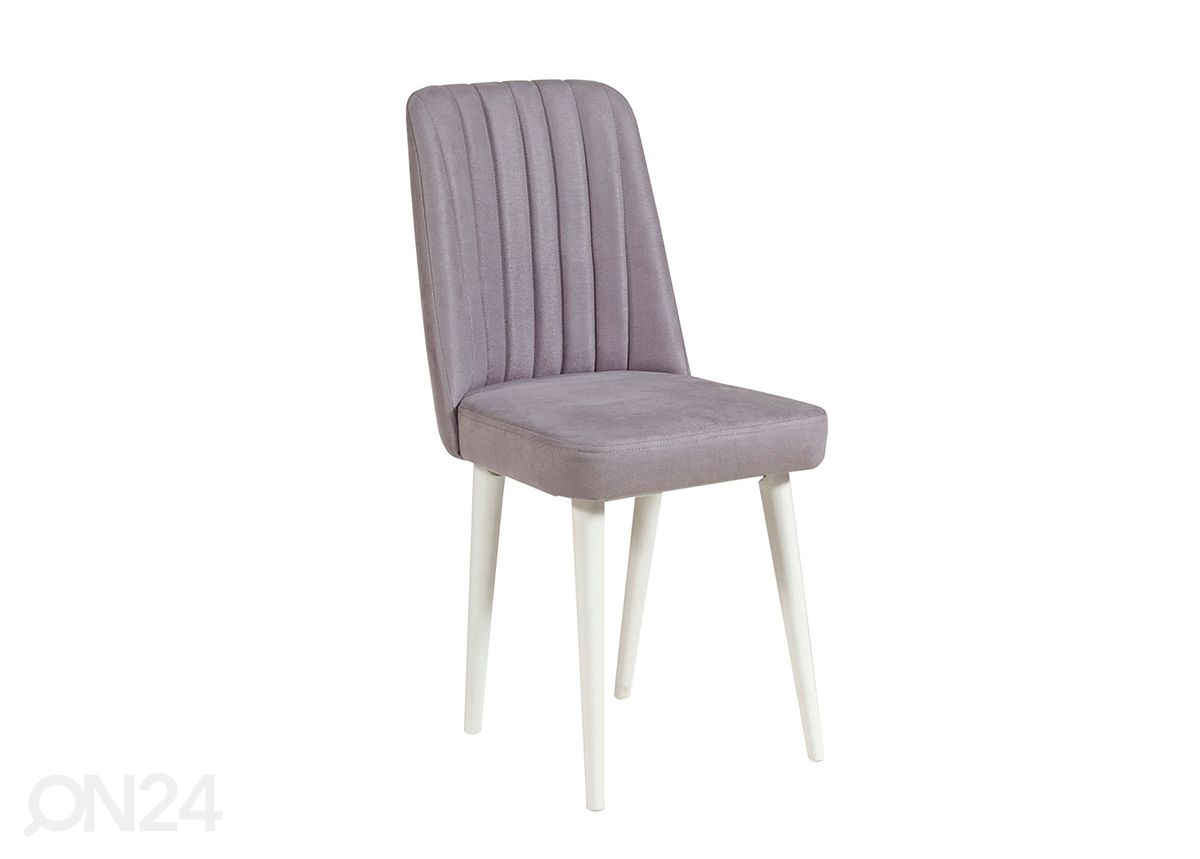 Pikendatav söögilaud 80x130-165 cm + 2 tooli+2 pinki suurendatud