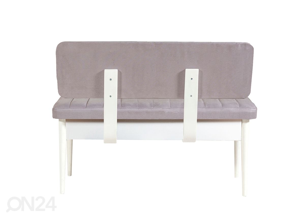 Pikendatav söögilaud 80x130-165 cm + 2 tooli+2 pinki suurendatud