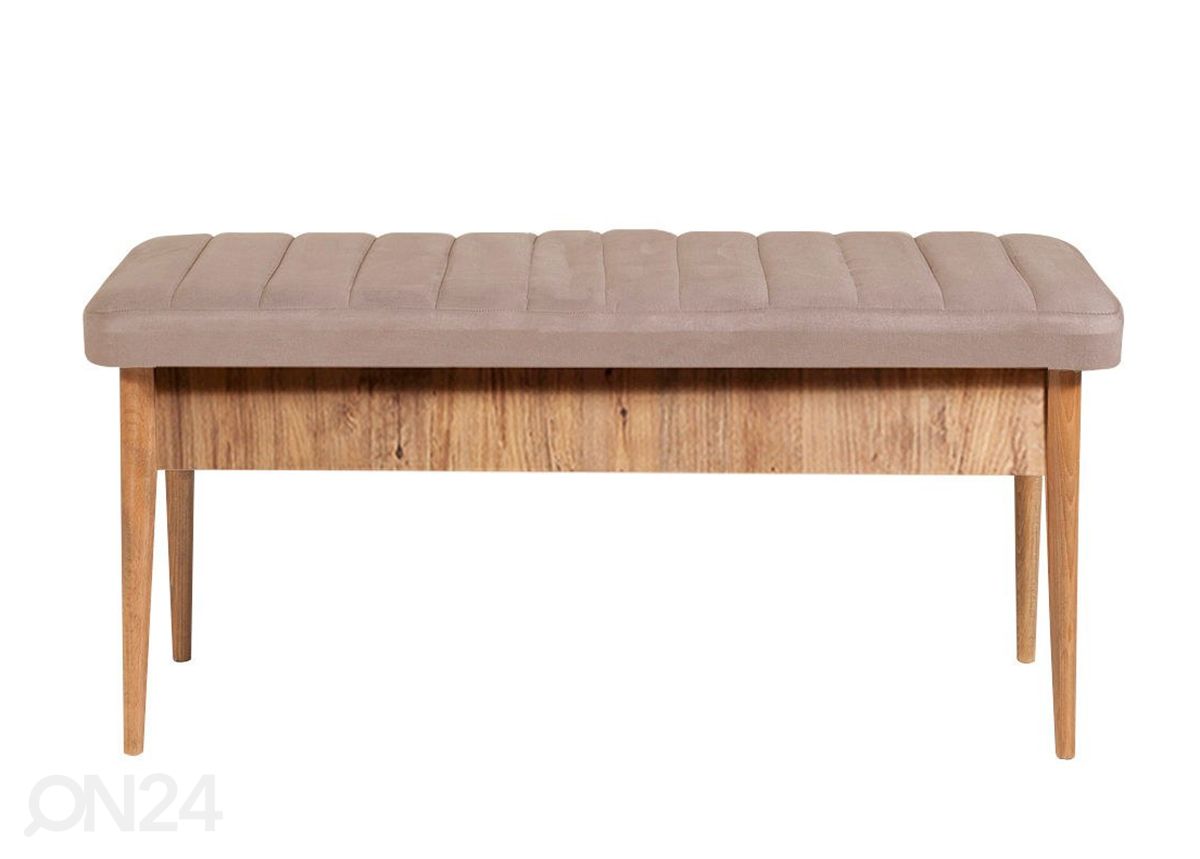Pikendatav söögilaud 80x130-165 cm + 2 tooli+2 pinki suurendatud
