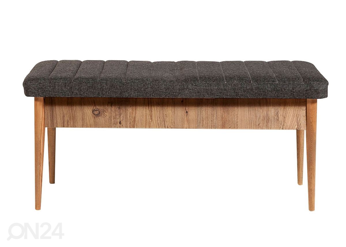Pikendatav söögilaud 80x130-165 cm + 2 tooli+2 pinki suurendatud