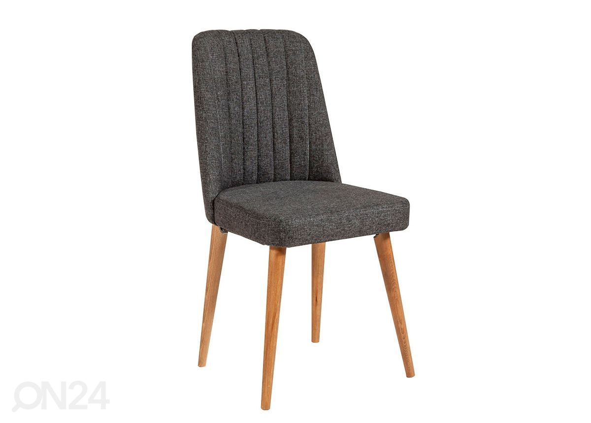 Pikendatav söögilaud 80x130-165 cm + 2 tooli+2 pinki suurendatud