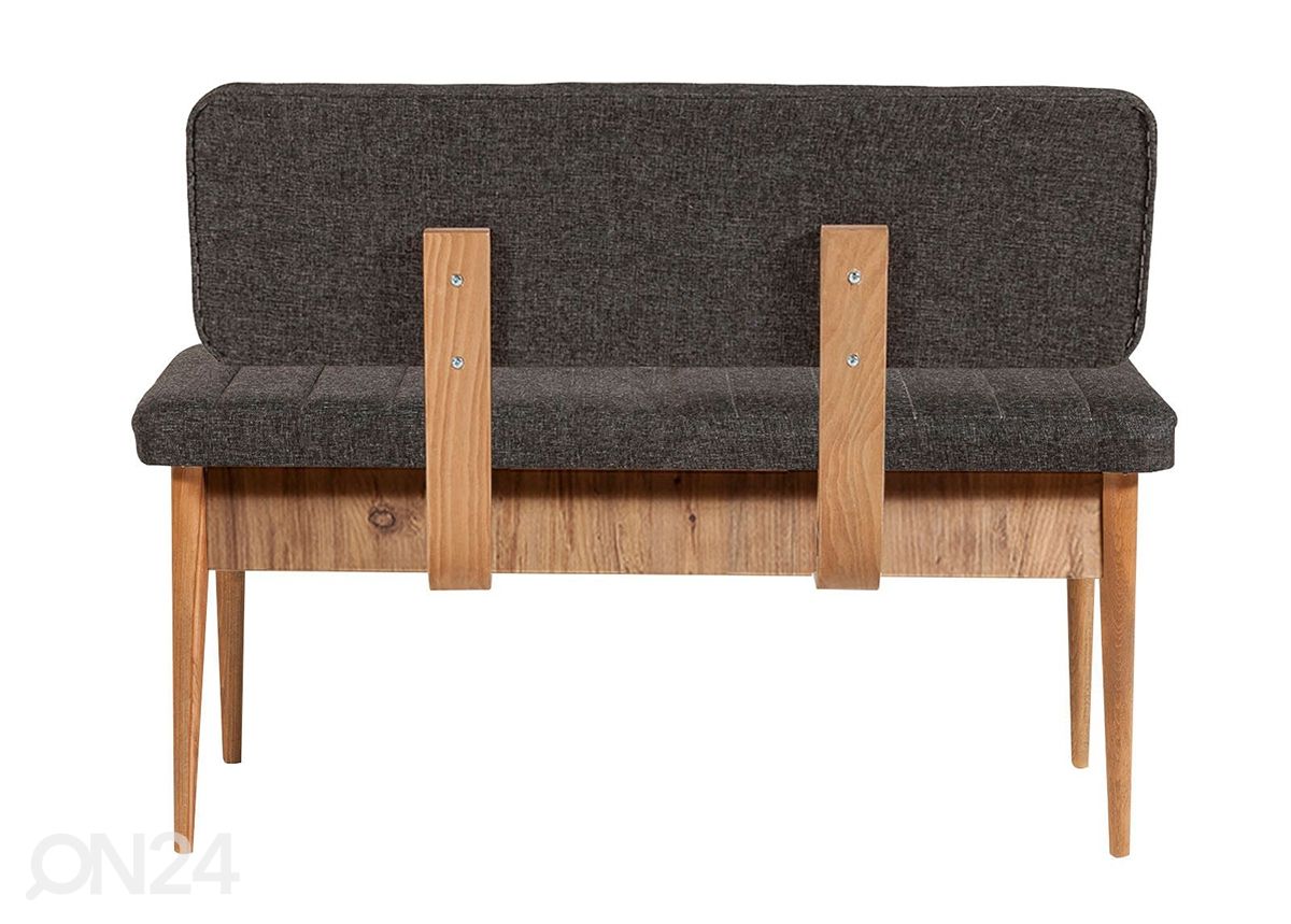 Pikendatav söögilaud 80x130-165 cm + 2 tooli+2 pinki suurendatud