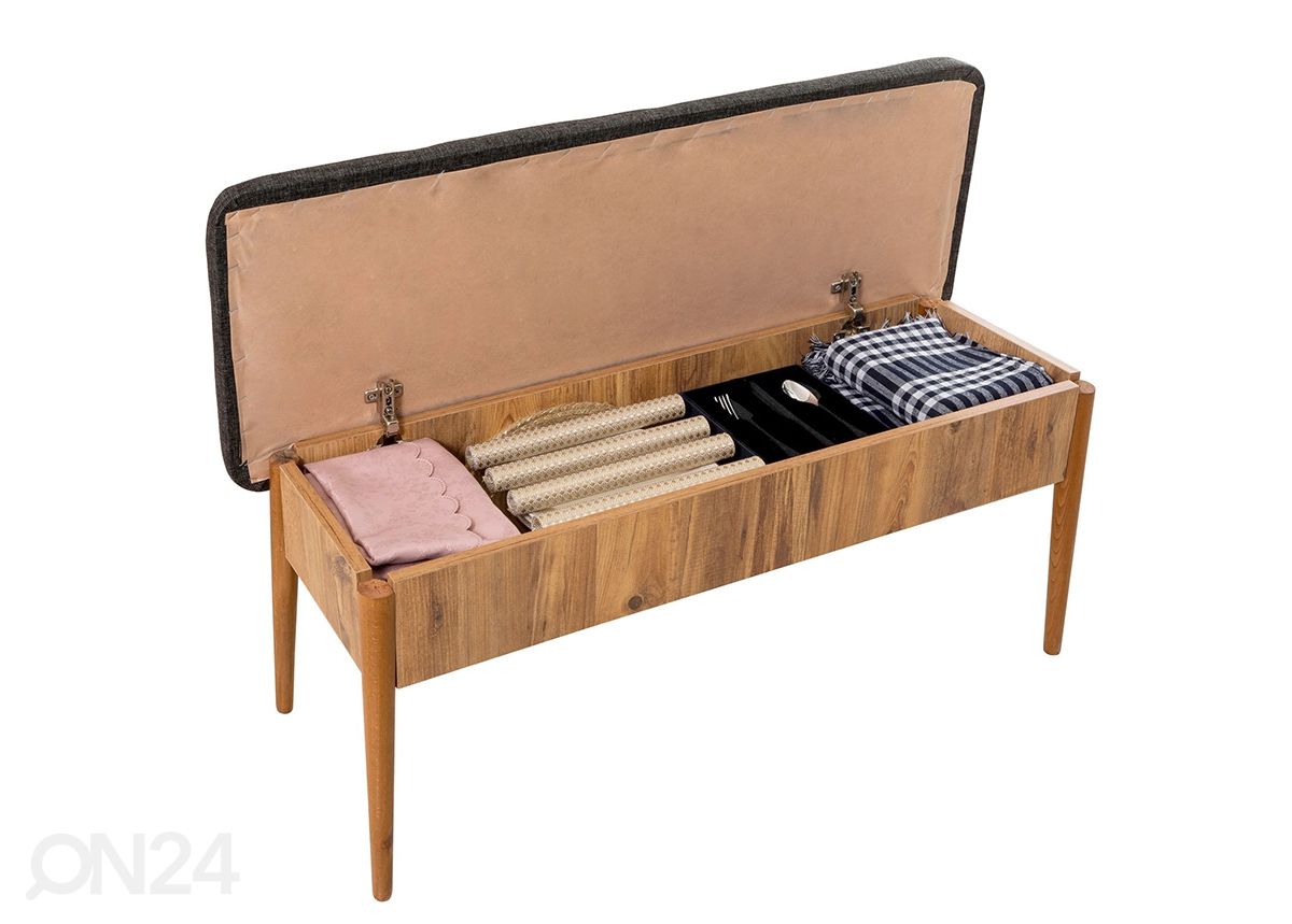 Pikendatav söögilaud 80x130-165 cm + 2 tooli+2 pinki suurendatud