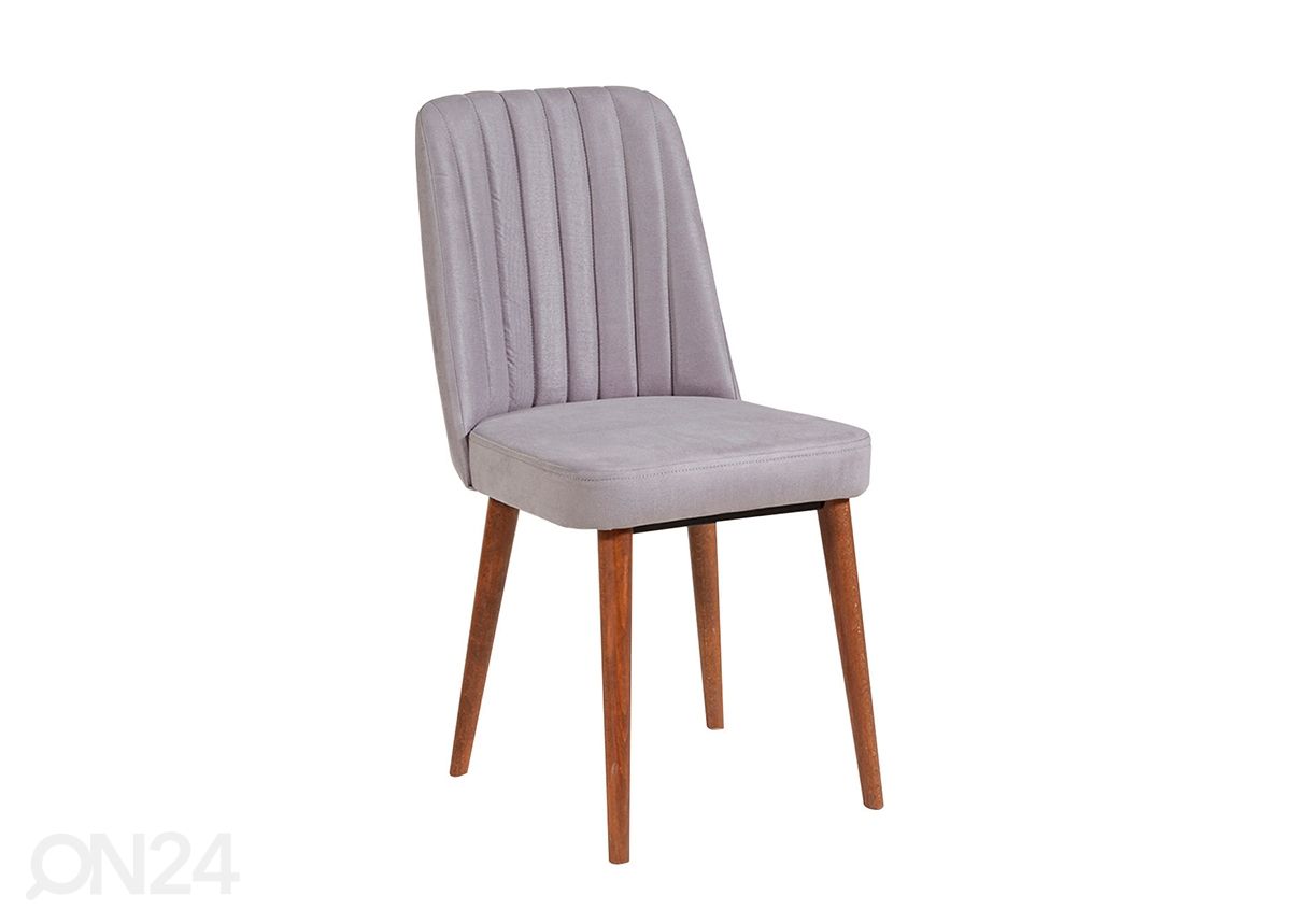 Pikendatav söögilaud 80x130-165 cm + 2 tooli+2 pinki suurendatud