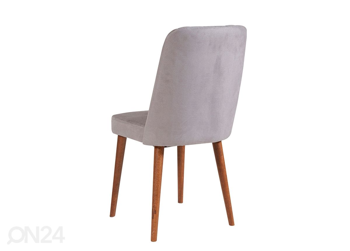 Pikendatav söögilaud 80x130-165 cm + 2 tooli+2 pinki suurendatud