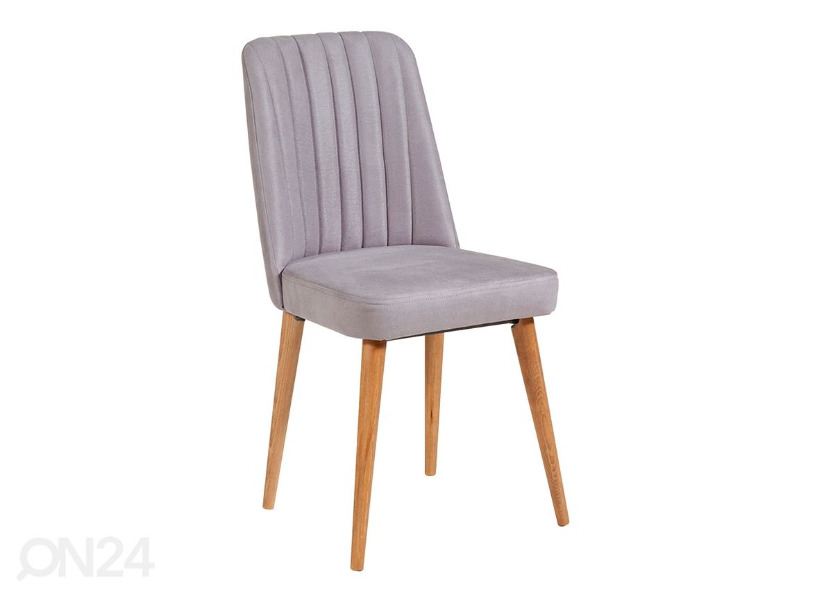 Pikendatav söögilaud 80x130-165 cm + 2 tooli+pink suurendatud