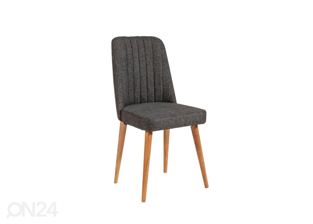 Pikendatav söögilaud 80x130-165 cm + 2 tooli+pink suurendatud