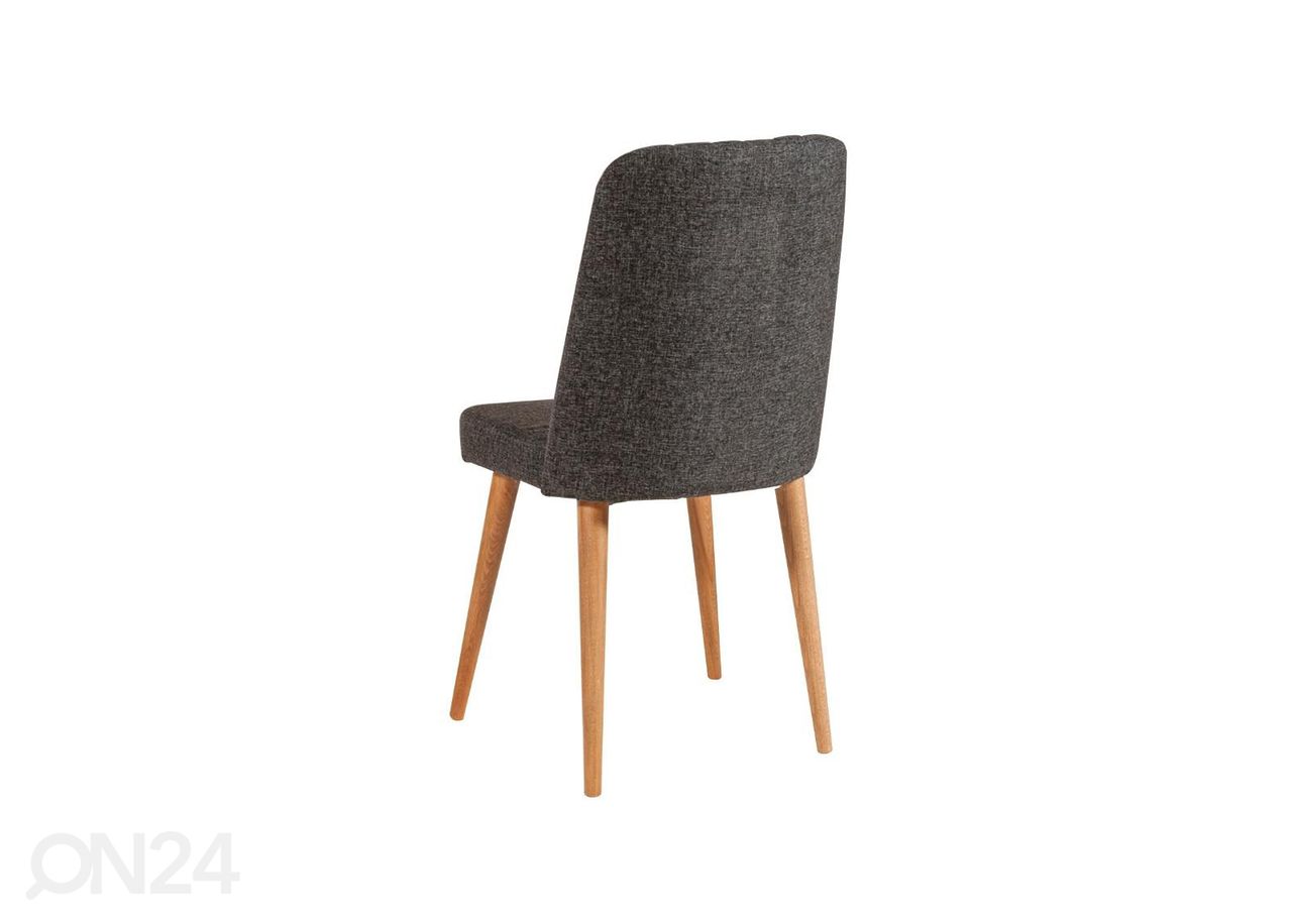 Pikendatav söögilaud 80x130-165 cm + 2 tooli+pink suurendatud
