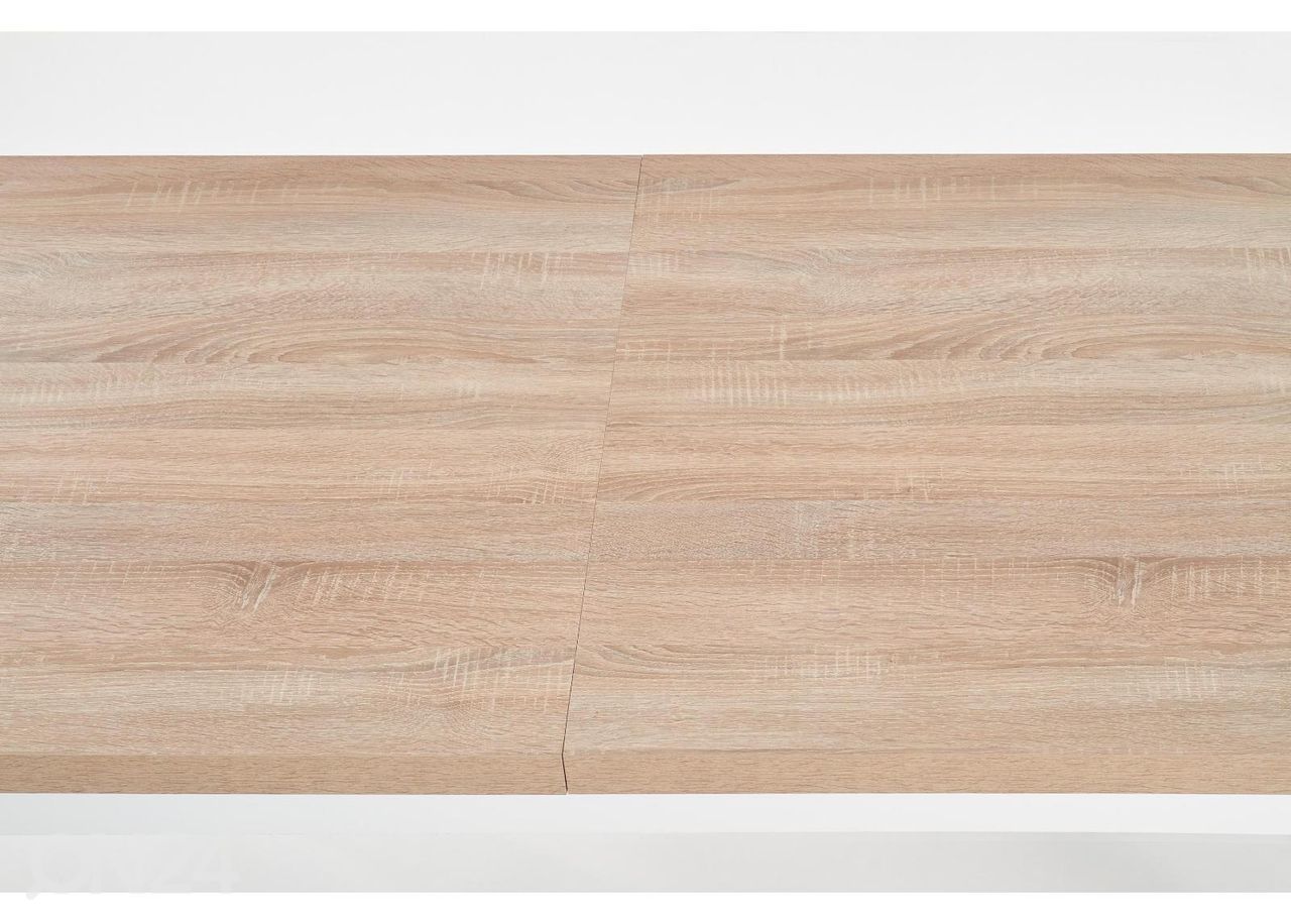 Pikendatav söögilaud 80x140-220 cm suurendatud