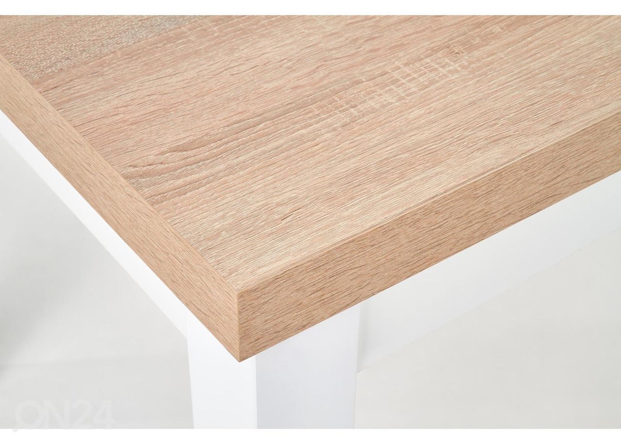 Pikendatav söögilaud 80x140-220 cm suurendatud
