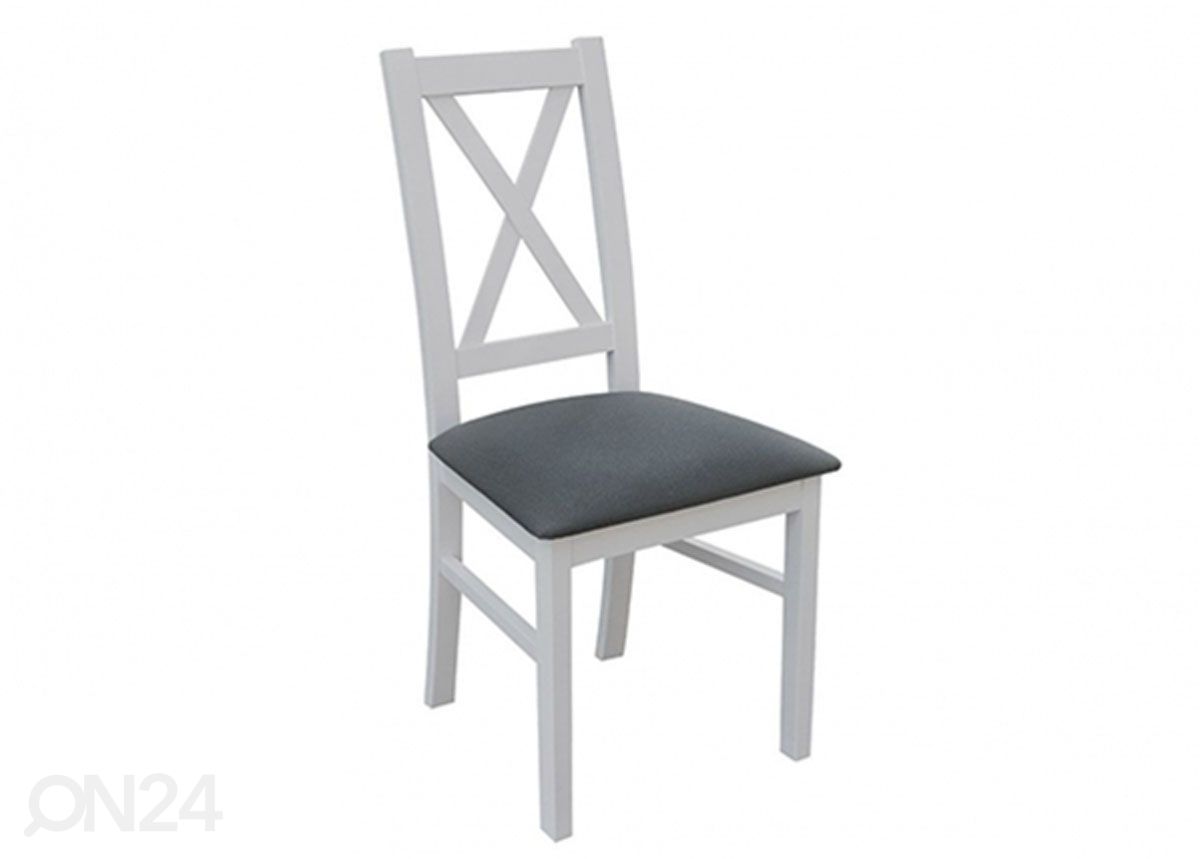 Pikendatav söögilaud 80x160-200 cm + 6 tooli suurendatud